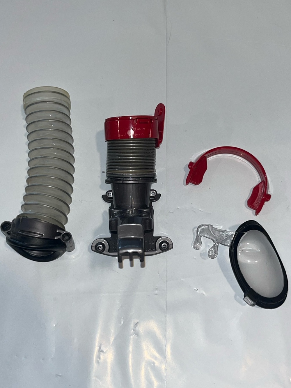 Genuine Dyson V6 UP-13 Vacuum: Vacuum Cleaner Internal Hose Assembly + 3 Pieces